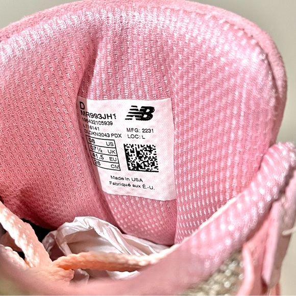 Joe Freshgoods X New Balance 993 Performance Art Powder Pink - Picture 7 of 12